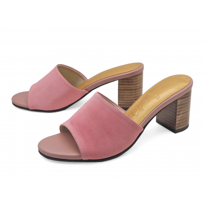 Women Sandals HSC-95 Pink Suede